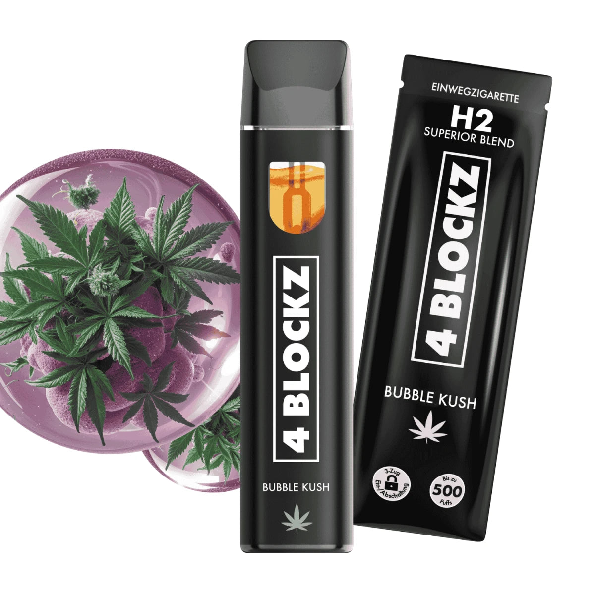 4 Blockz H2 95% Einweg Vapes