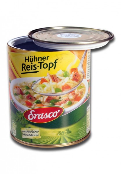 Versteckdose groß 800g, Hühner Reis-Topf