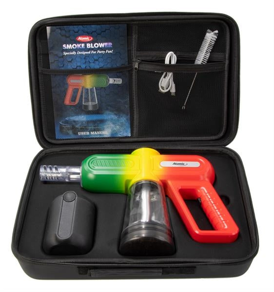 Atomic Smoke Blower Rauchkanone/ Bong "Rasta"