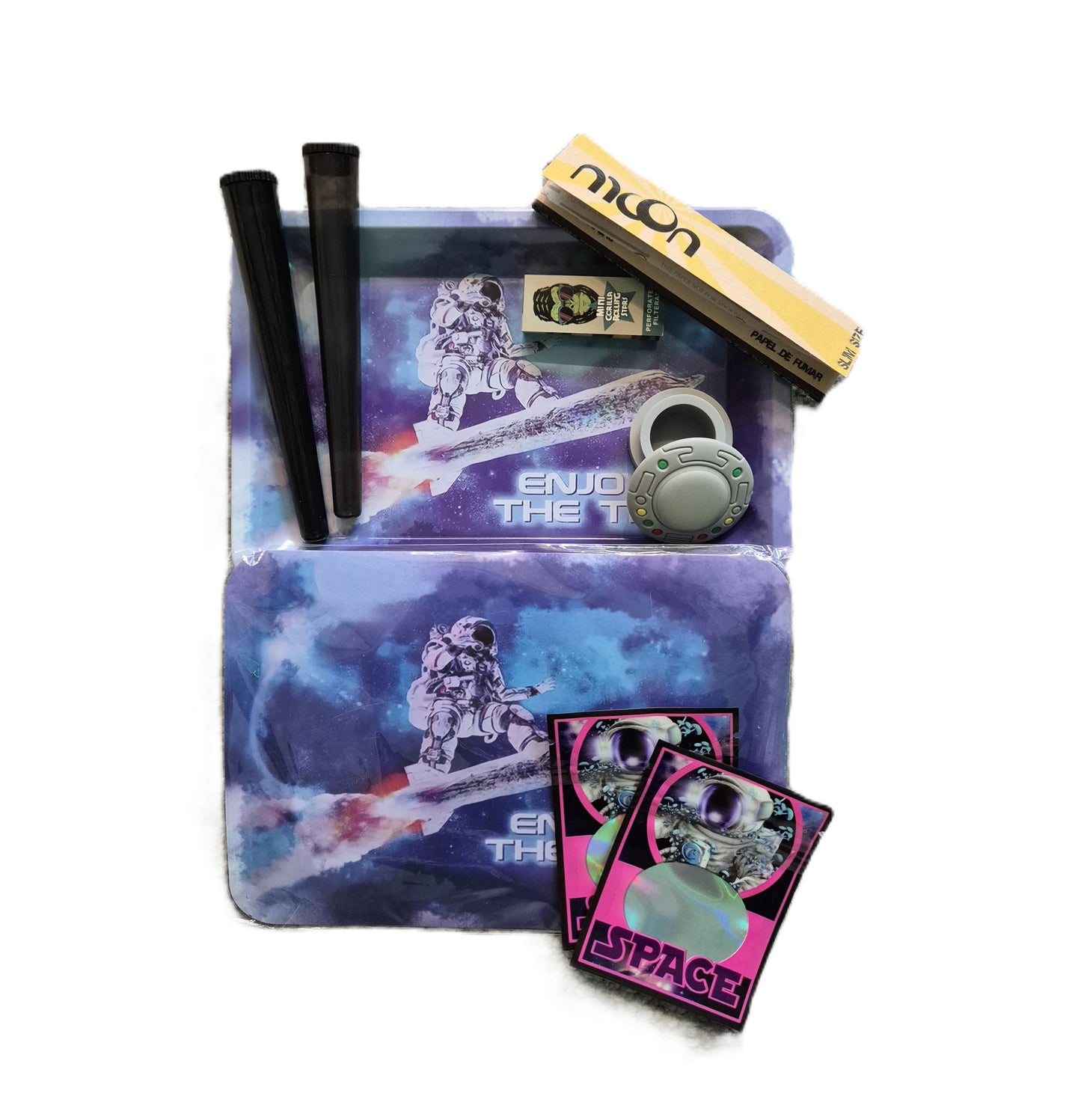 Astronauten Rolling Tray Sets Geschenksets 9tlg.