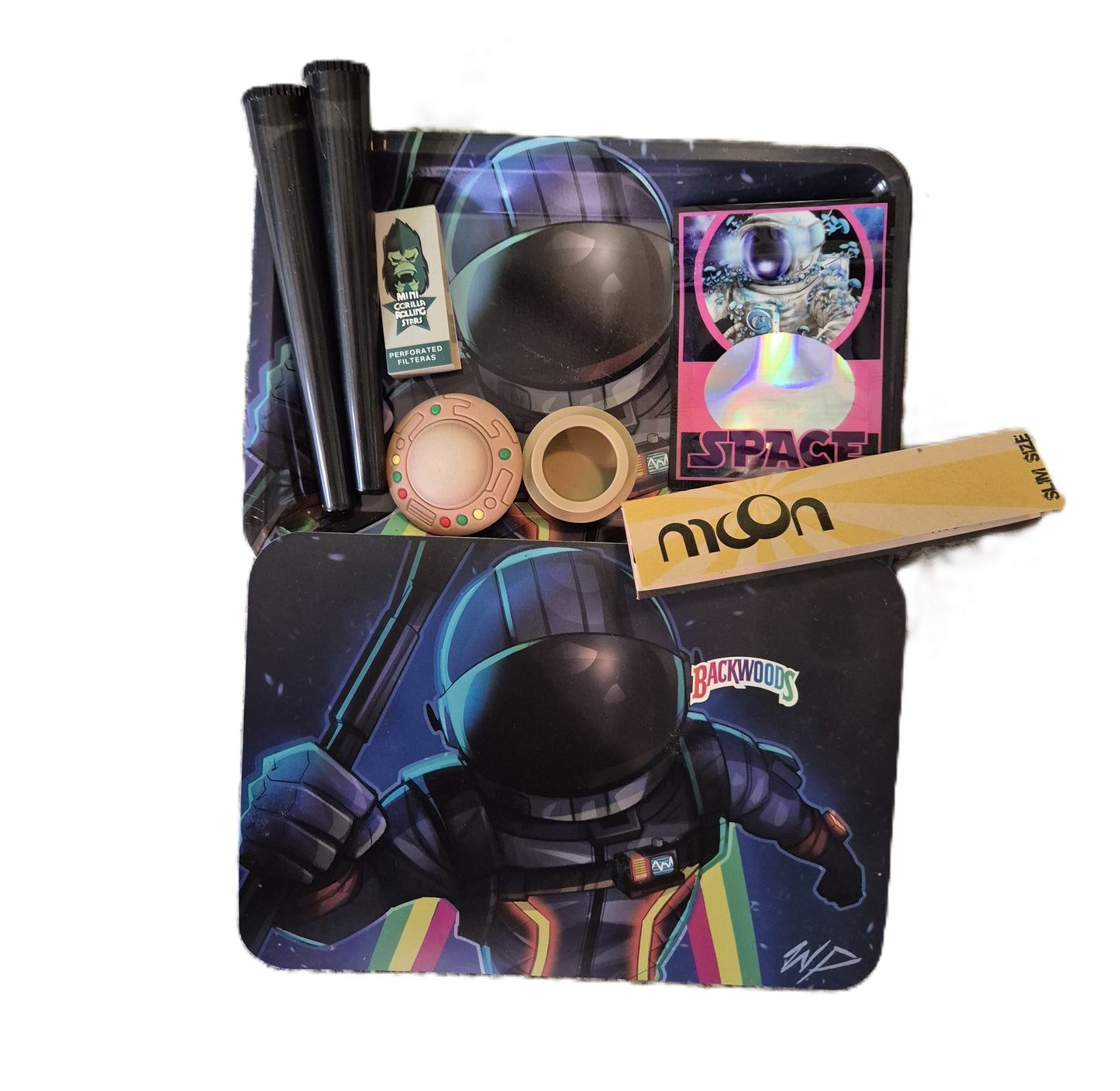 Astronauten Rolling Tray Sets Geschenksets 9tlg.