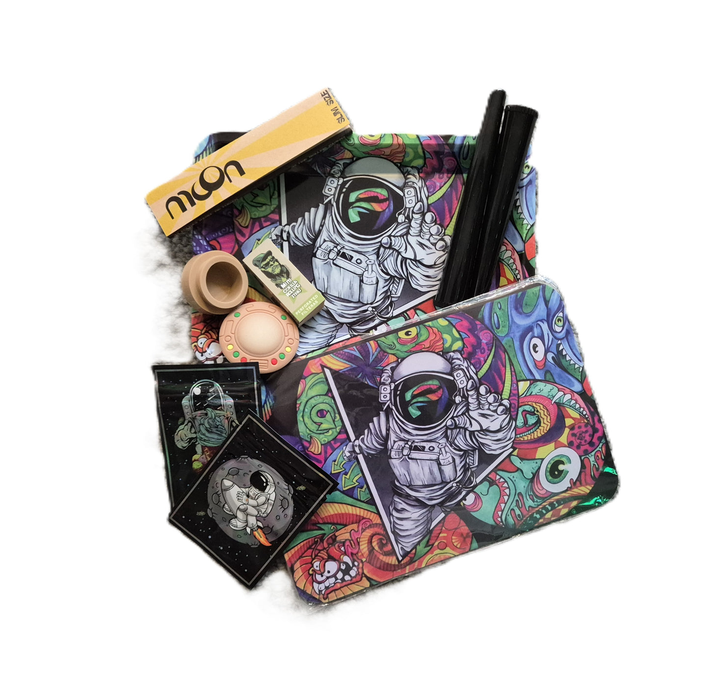 Astronauten Rolling Tray Sets Geschenksets 9tlg.