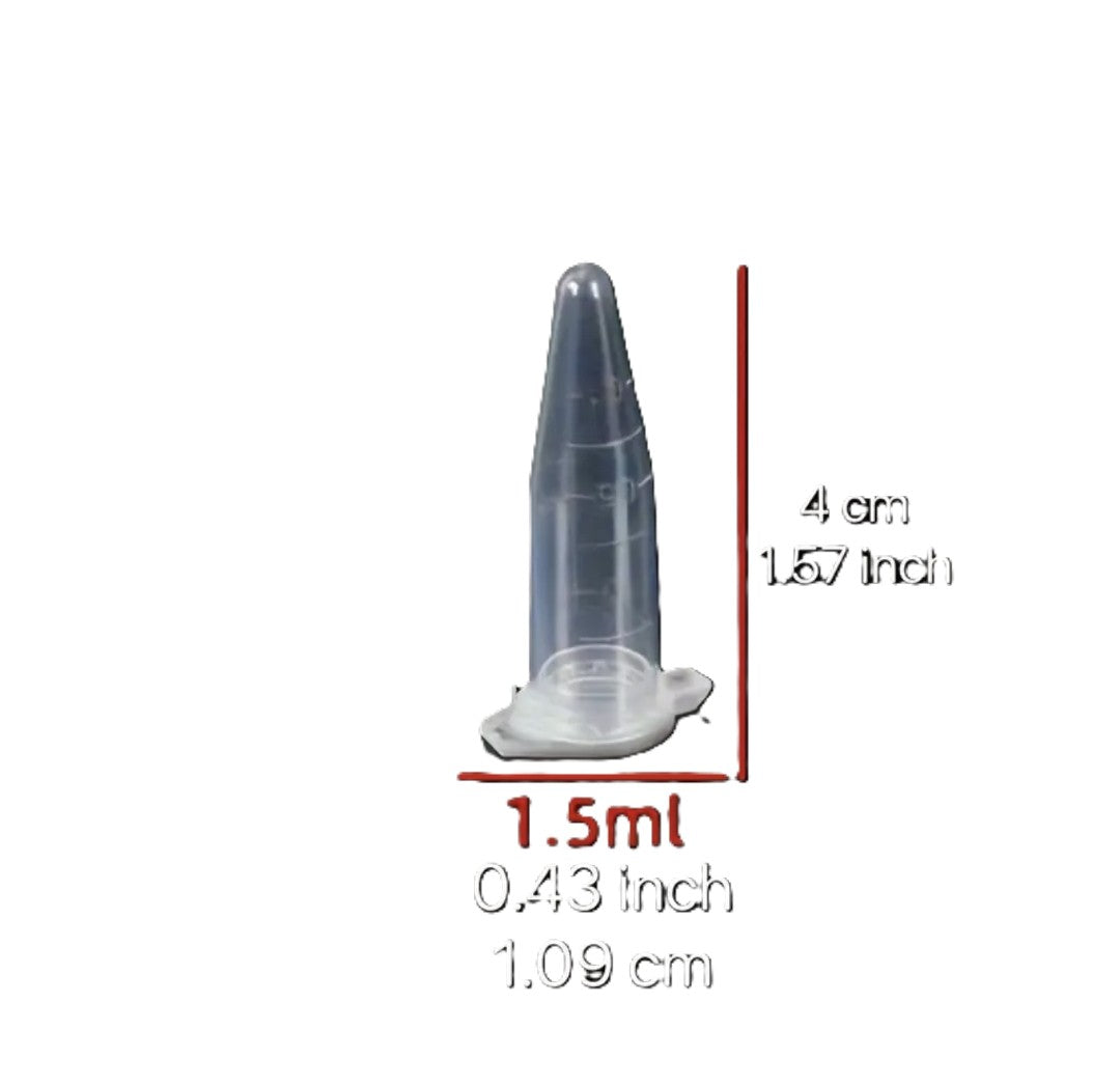 100 ZenzrifugenRöhrchen 1,5ml Weiß/Durchsichtig