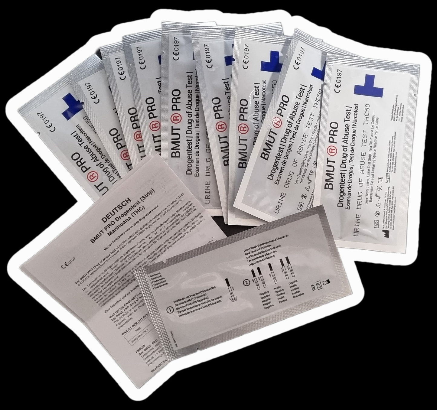 BMUT Pro Mariuhana T*C-Drogen-Test (Strip)