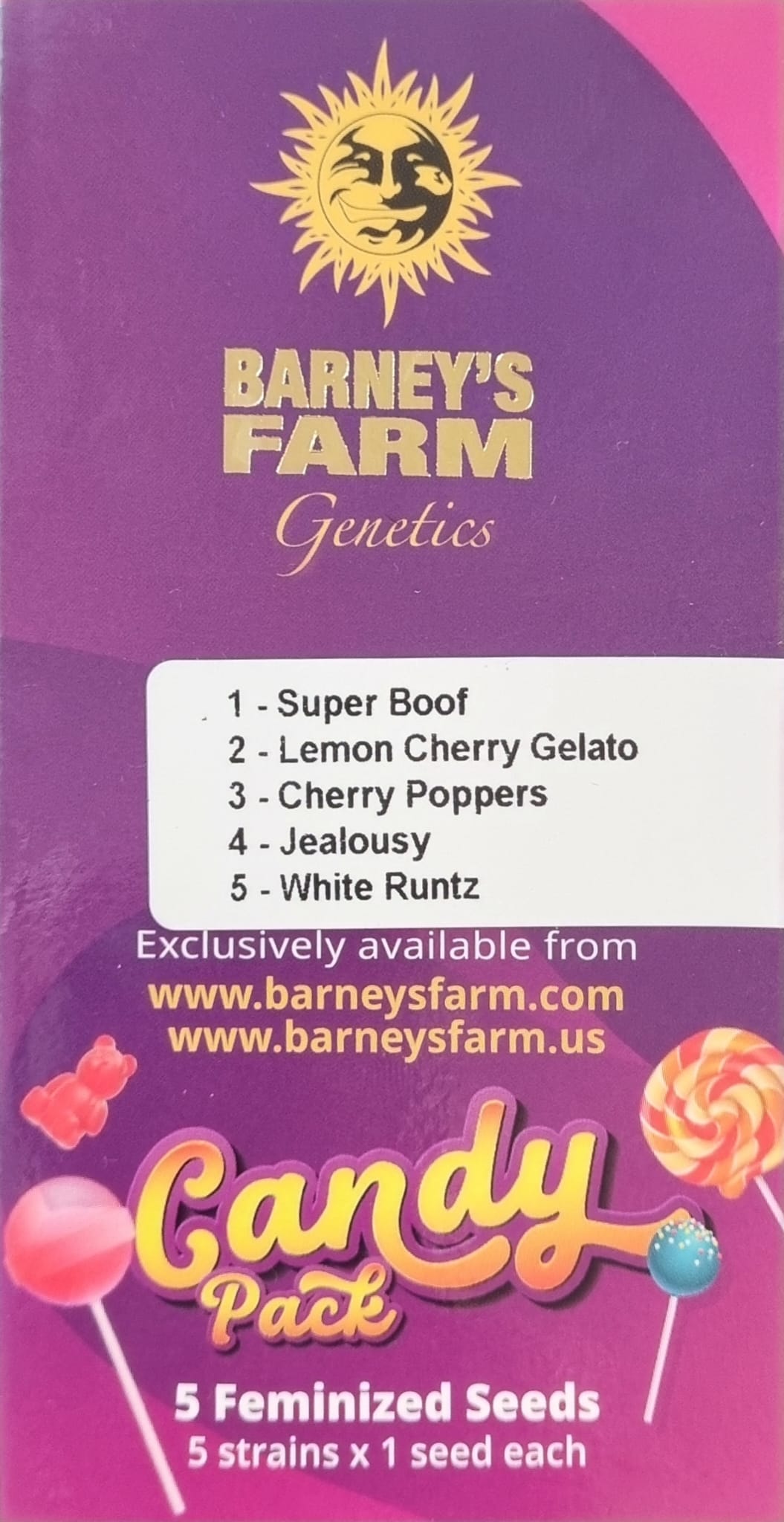 Barney´s Farm 3er Seeds verschiedene Sorten (zum Sammeln)