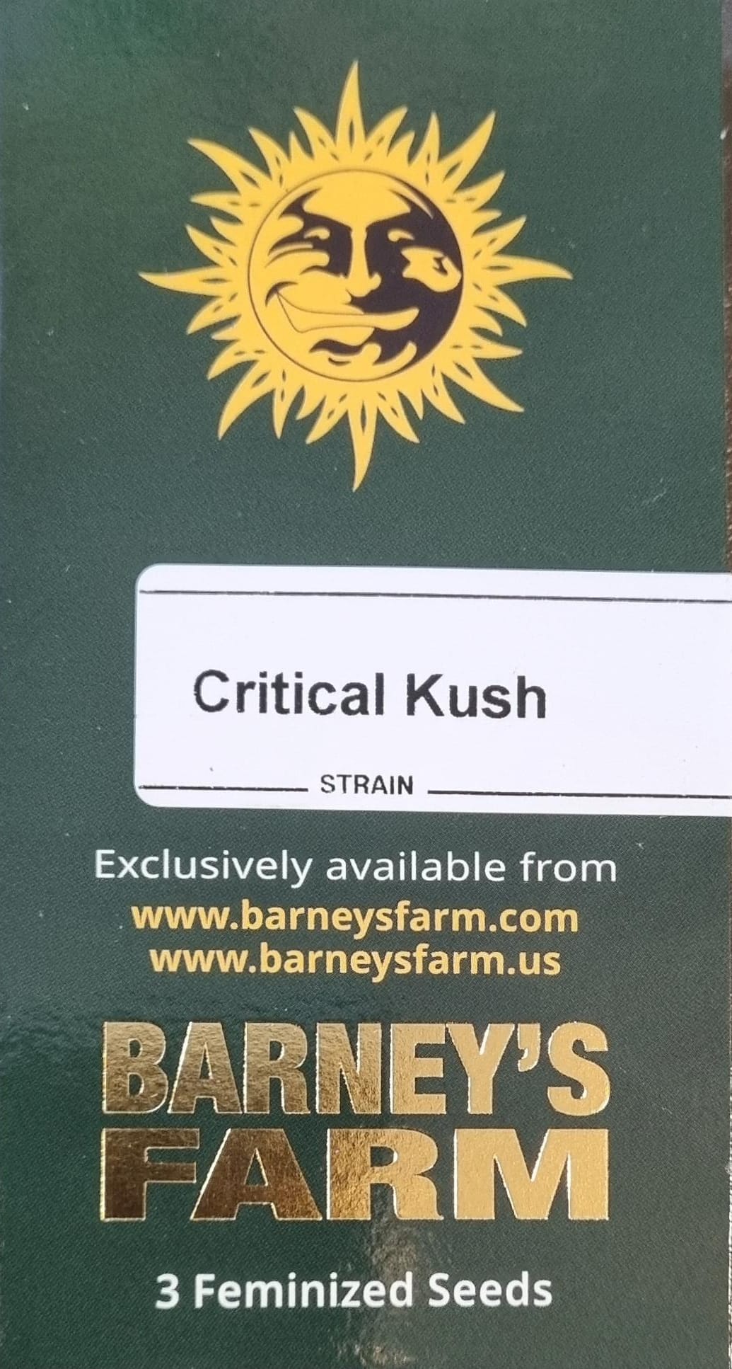 Barney´s Farm 3er Seeds verschiedene Sorten (zum Sammeln)