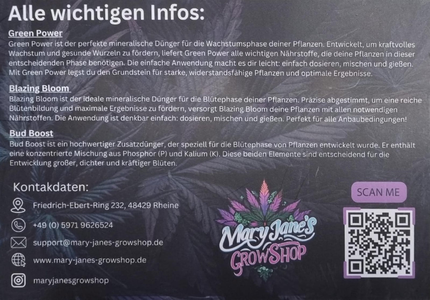 Mary Janes "Green Power - All in One" 500g