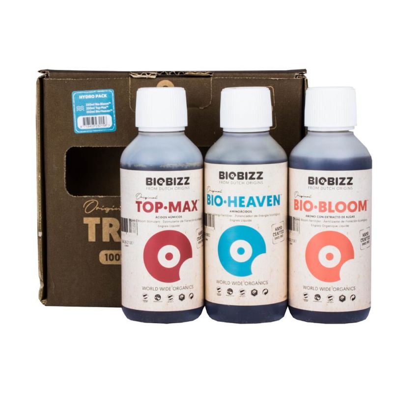 BioBizz TryPack Hydro 3 Teiliges Starter-Set 250ml