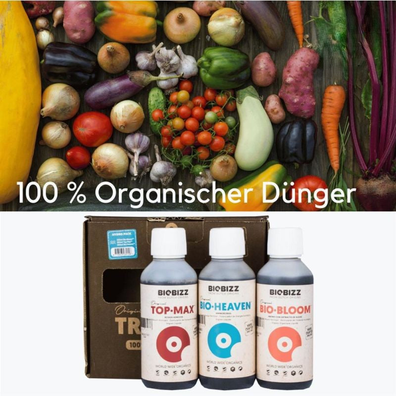 BioBizz TryPack Hydro 3 Teiliges Starter-Set 250ml