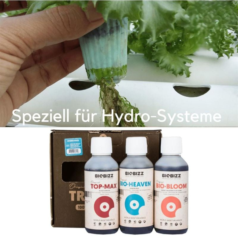 BioBizz TryPack Hydro 3 Teiliges Starter-Set 250ml