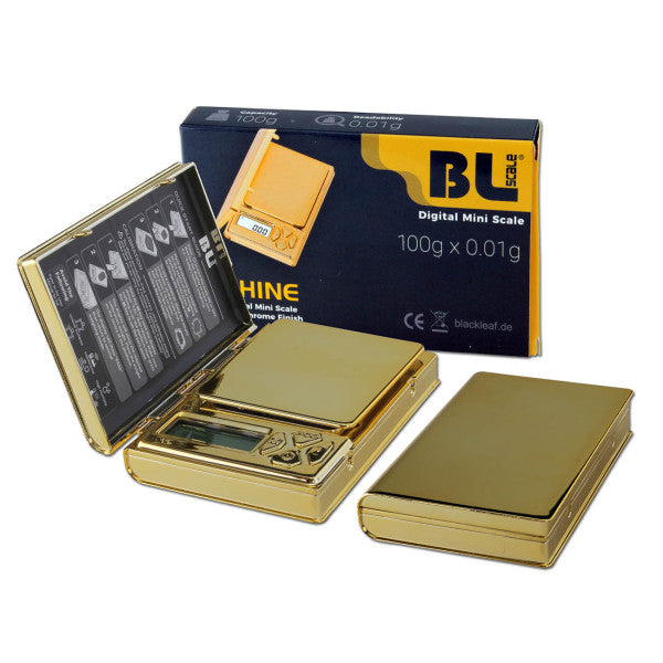 BLscale SHINE Digitalwaage verchromt 0,01-100g