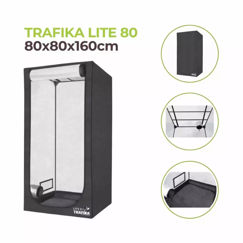 Growzelt 80x80x160cm | Trafika Lite 80
