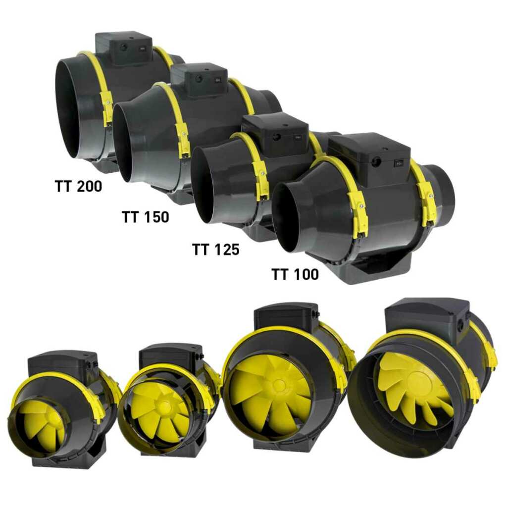 Lüfter Ø125mm | 280 m³/h | 2-stufig | PROFAN TT | Garden Highpro Logo Garden Highpro