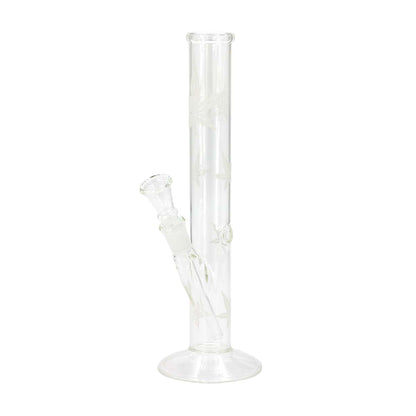 Sand | Blatt Glas Bong - H:26cm - Ø:32mm - Sockel:14.5mm