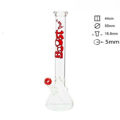 Boost | Beaker Glasbong -H:44cm- Ø:50mm- Sockel:18.8mm- WT:5mm