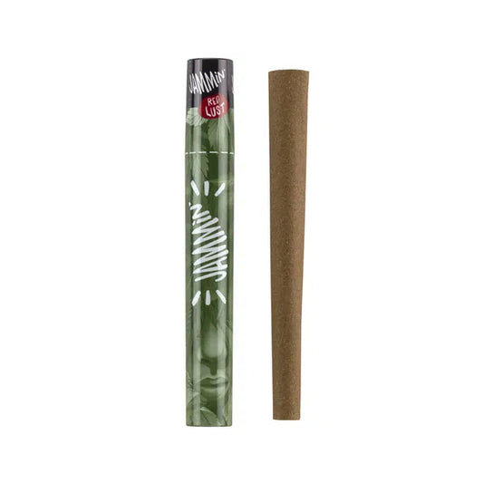Jammin' Hemp Cone Red Lust - Erdbeergeschmack mit Aktivkohlefilter