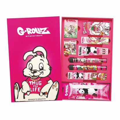 G-Rollz Pink Geschenkbox – 14-Stück Premium-Smoking-Kit