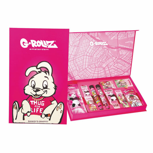 G-Rollz Pink Geschenkbox – 14-Stück Premium-Smoking-Kit