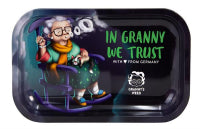 Granny´s Rolling Tray, "In Granny we trust"