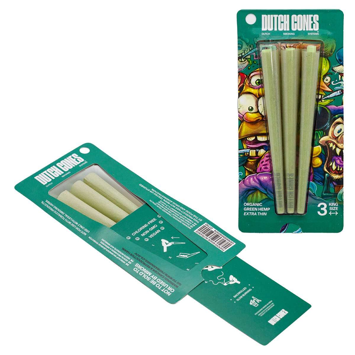 Dutch Cones | 3x Kingsize Pre-Rolled Cones