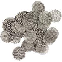 Einlege Bong-Siebe in 2 Größen Feinmaschig Vielfälltig einsetzbar