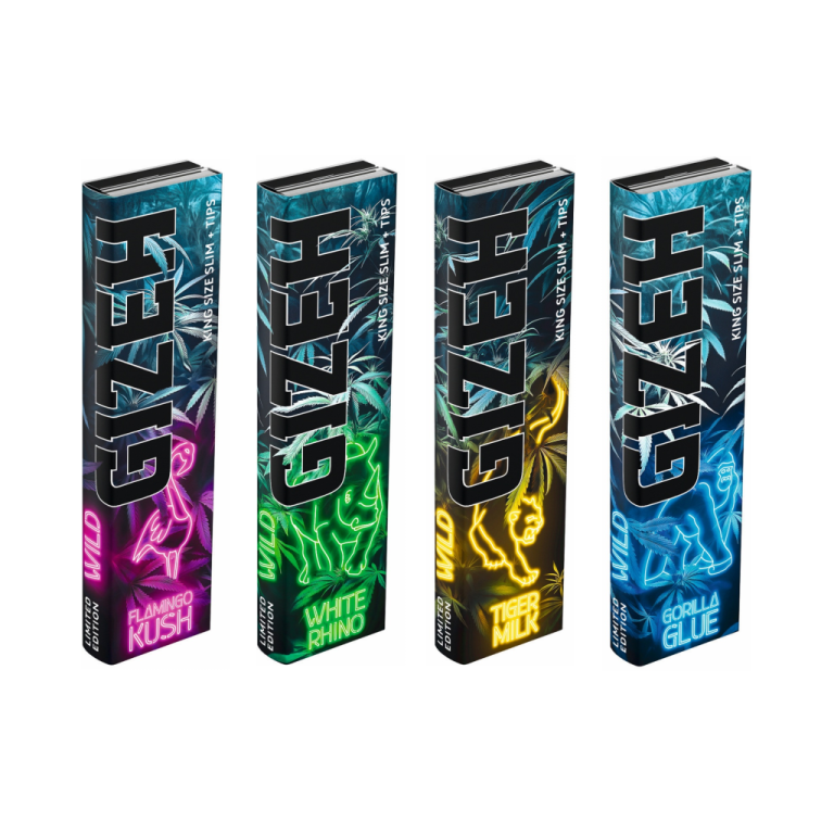 GIZEH „WILD“ LIMITED EDITION King Size Slim + Tips
