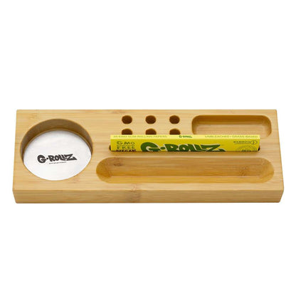 G-Rollz | Small Portable Bamboo Tray 20cm x7cm x 2cm