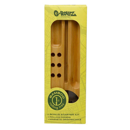 G-Rollz | Small Portable Bamboo Tray 20cm x7cm x 2cm