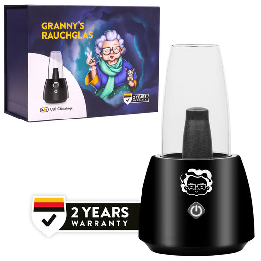 Granny´s Rauchglas Vaporizer für Kräuter, Wachs, Öl und Liquids