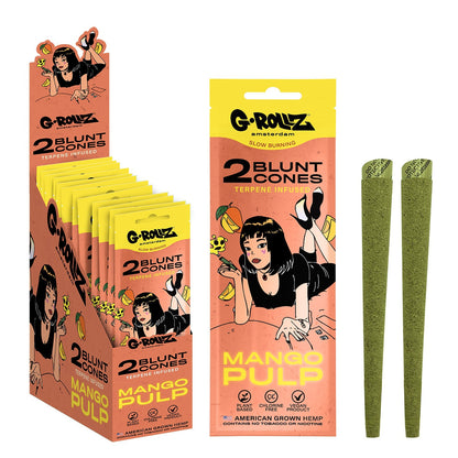 G-Rollz Terpene Infused Blunt Cones (Druckverschluss-beutel)