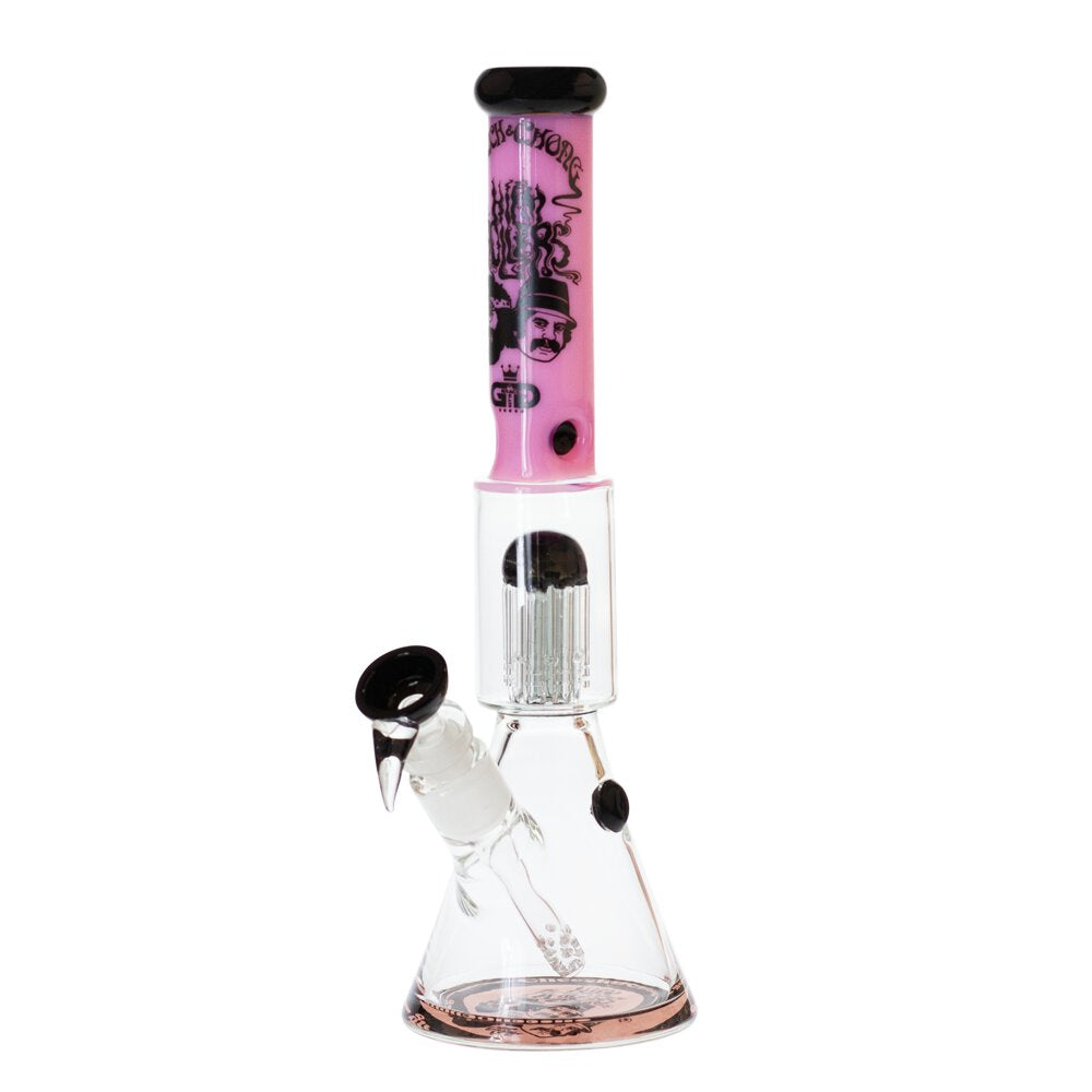 G-Rollz | Cheech & Chong - 8-Arm Percolator Beaker  H:40cm - Ø:50mm - SG:29.2mm