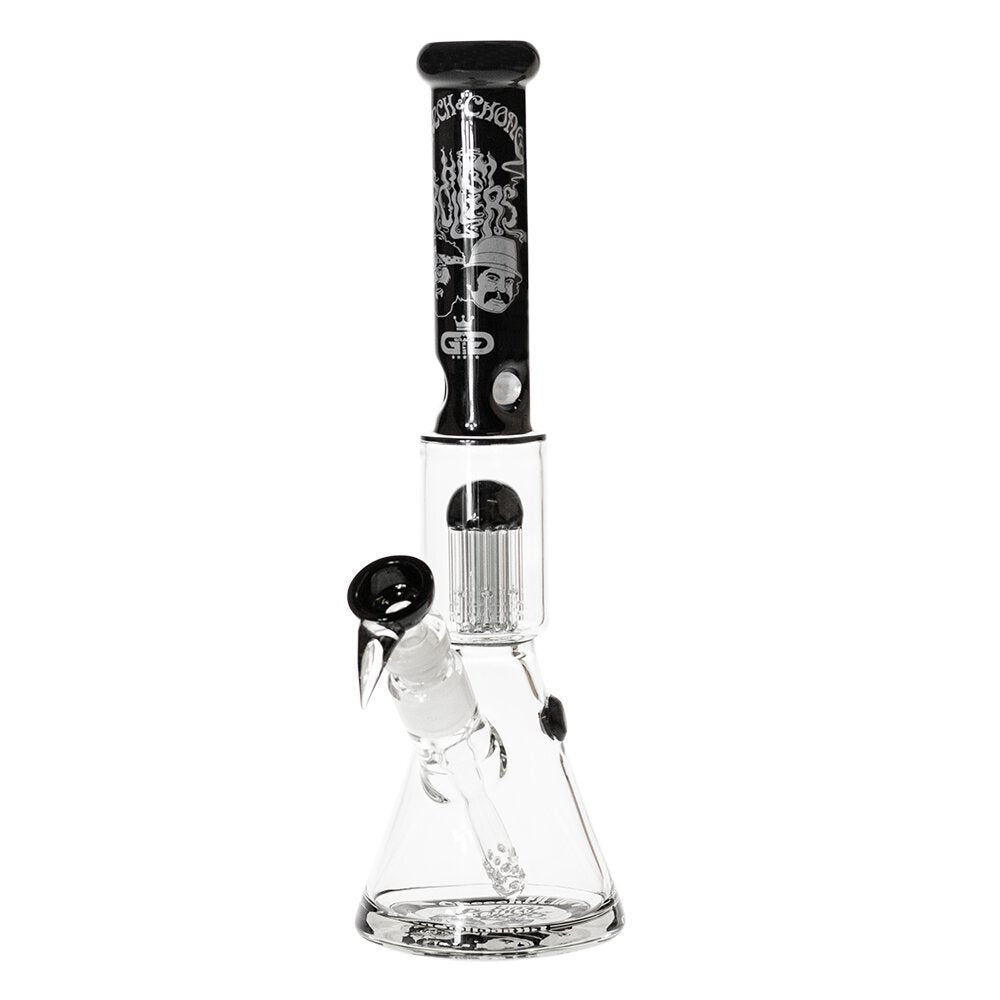 G-Rollz | Cheech & Chong - 8-Arm Percolator Beaker  H:40cm - Ø:50mm - SG:29.2mm