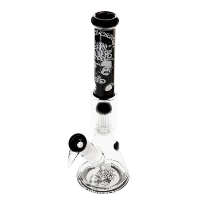 G-Rollz | Cheech & Chong - 8-Arm Percolator Beaker  H:40cm - Ø:50mm - SG:29.2mm