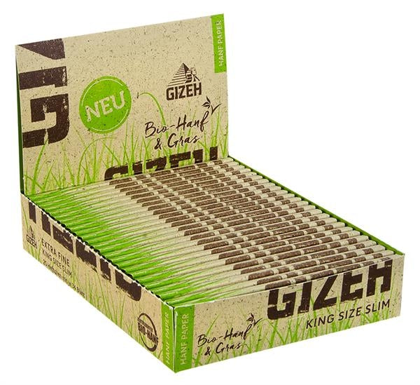 Gizeh Hanf & Gras King Size Slim