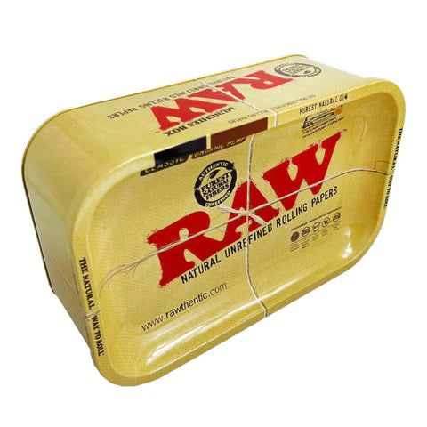 RAW ''Munchies'' Metal Storage Box With Rolling Tray