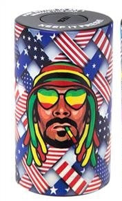 Kunststoff Vakuum Aufbewahrungsdose "Rastaman Patterns"