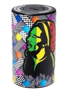 Kunststoff Vakuum Aufbewahrungsdose "Rastaman Patterns"