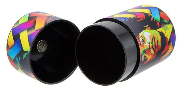 Kunststoff Vakuum Aufbewahrungsdose "Rastaman Patterns"