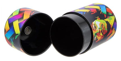 Kunststoff Vakuum Aufbewahrungsdose "Rastaman Patterns"