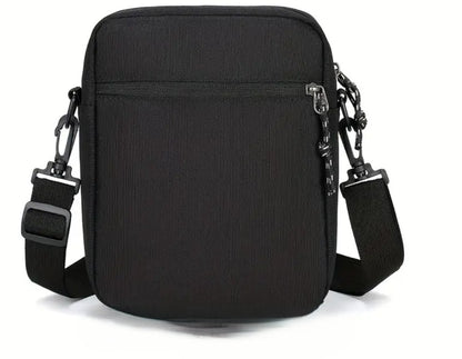 Freizeit Brusttasche mit Brokkoli Motiv "High in the Cloud"  - Große Kapazität, Umhängetasche mit Verstellbarem Gurt, Nylon, Schwarz