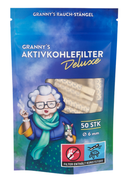 GRANNYS Weed Deluxe Aktivkohlefilter ø 6mm, 50er Packg.