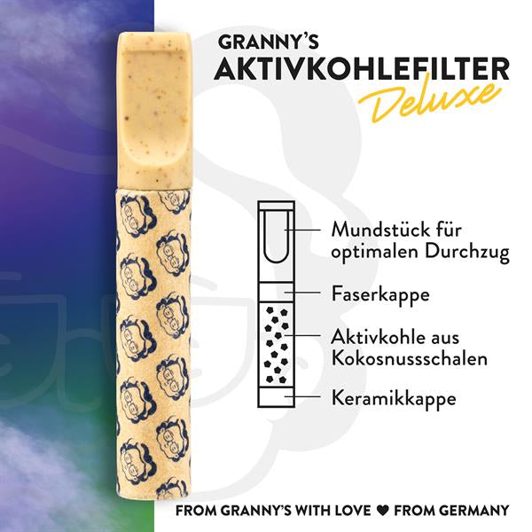 GRANNYS Weed Deluxe Aktivkohlefilter ø 6mm, 50er Packg.