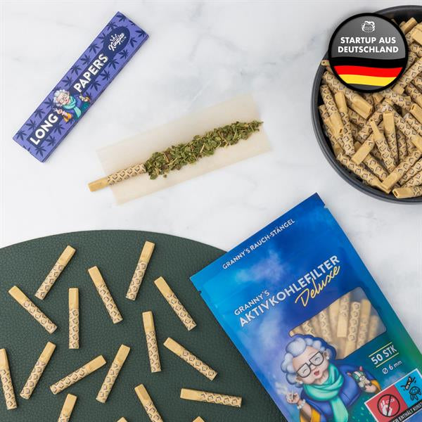 GRANNYS Weed Deluxe Aktivkohlefilter ø 6mm, 50er Packg.