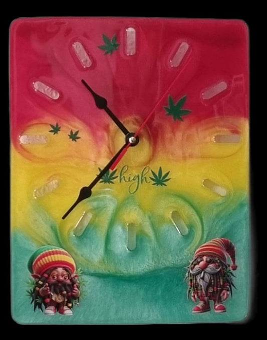 Wanduhr  in Jamaikanischen Stil