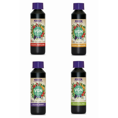 Atami VGN Starterpack - veganer Bio-Dünger 4x 250ml