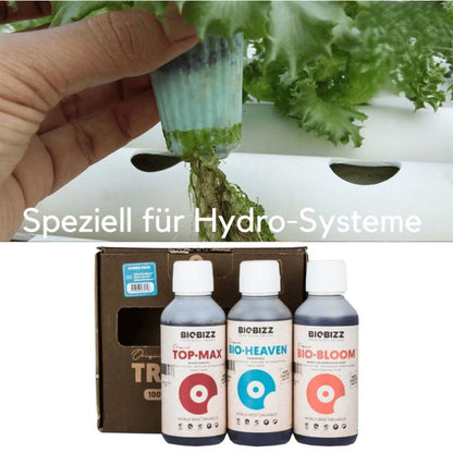 BioBizz TryPack Hydro 3 Teiliges Starter-Set 250ml