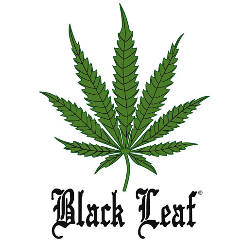 Glasbong Gerade "Black Leaf"