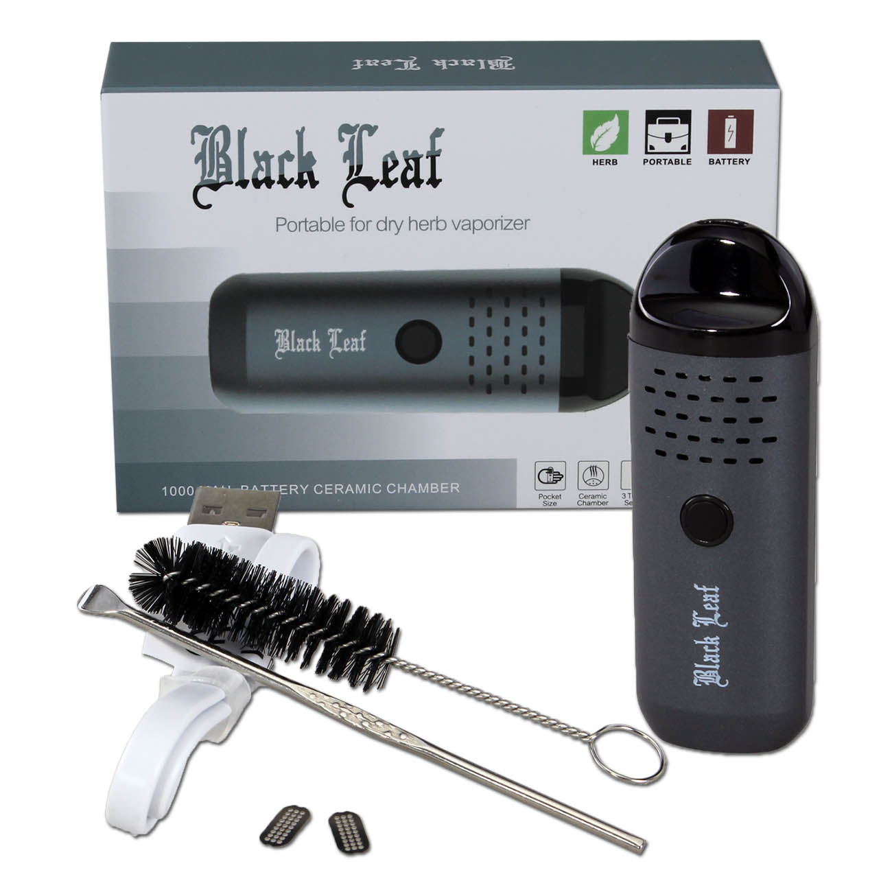 Black Leaf® Mini-Vaporizer für Kräuter
