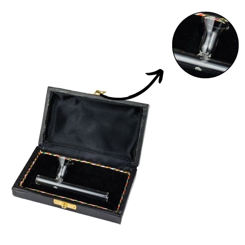 Glaspfeife 10 cm im Koffer