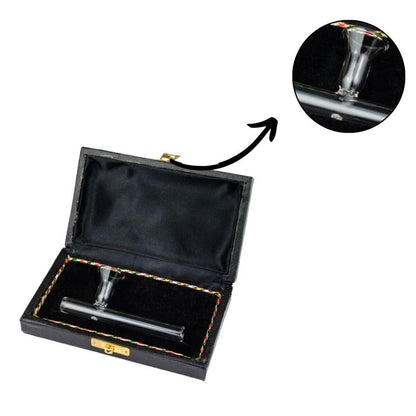 Glaspfeife 10 cm im Koffer